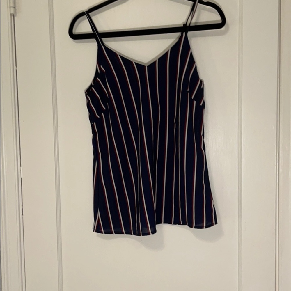 NWT navy stripped tank